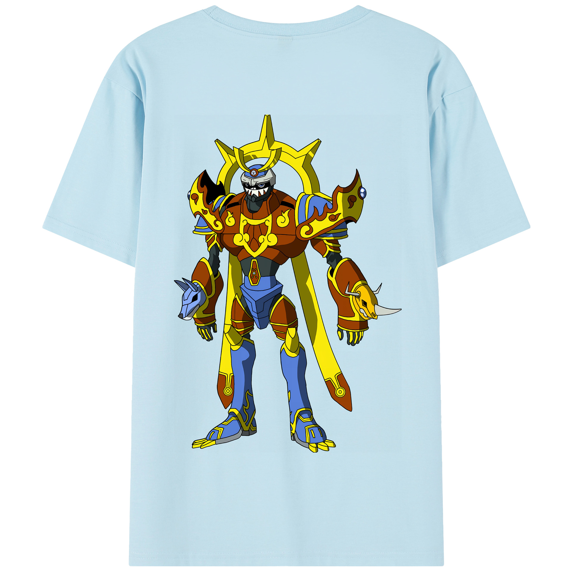 （画像用） Digimon デジタルモンスター/デジモン 綿100％半袖Tシャツ（背面プリント）